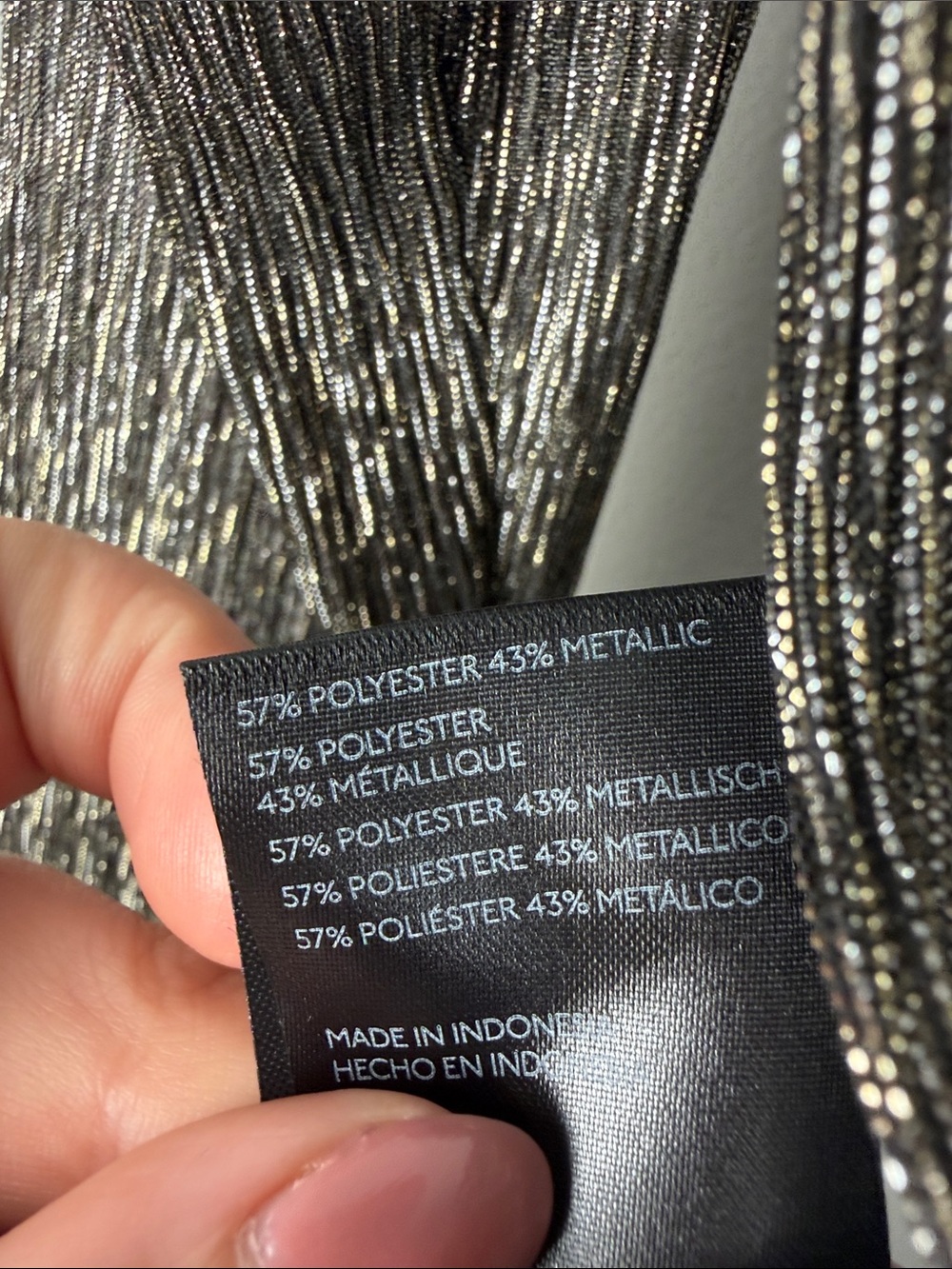 Anthropologie Pilcro Festival Glam Rock Metallic Button-Down Shirt - Picture 11 of 11